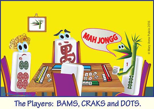 The Players: BAMS, CRAKS and DOTS. You Might Addicted to Mah Jongg If... A Humorous Collection of Mah Jongg Creations